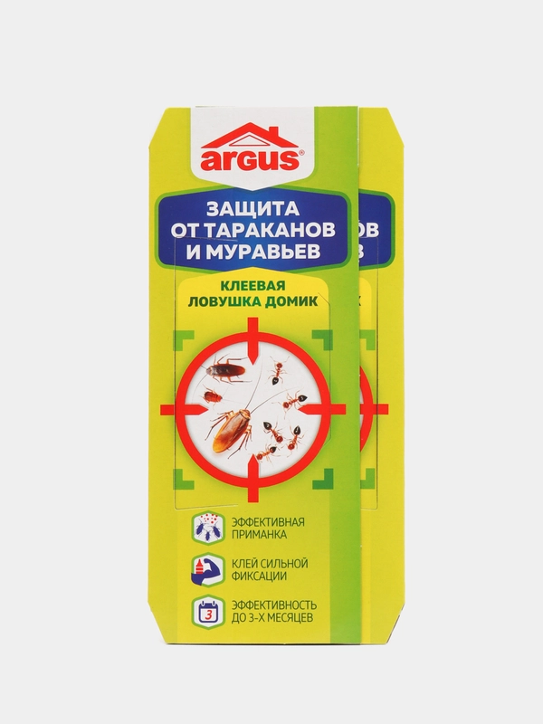 Клеевая ловушка от тараканов ARGUS, 1 штука