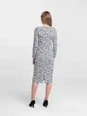 Белый женское платье повседневное