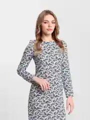 Белый женское платье повседневное
