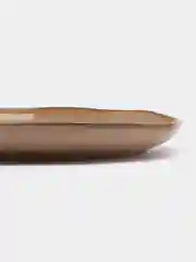 Блюдо овальное Ivlev Chef "Органика", фарфор, бежевый, 30 х 18 x 3 см