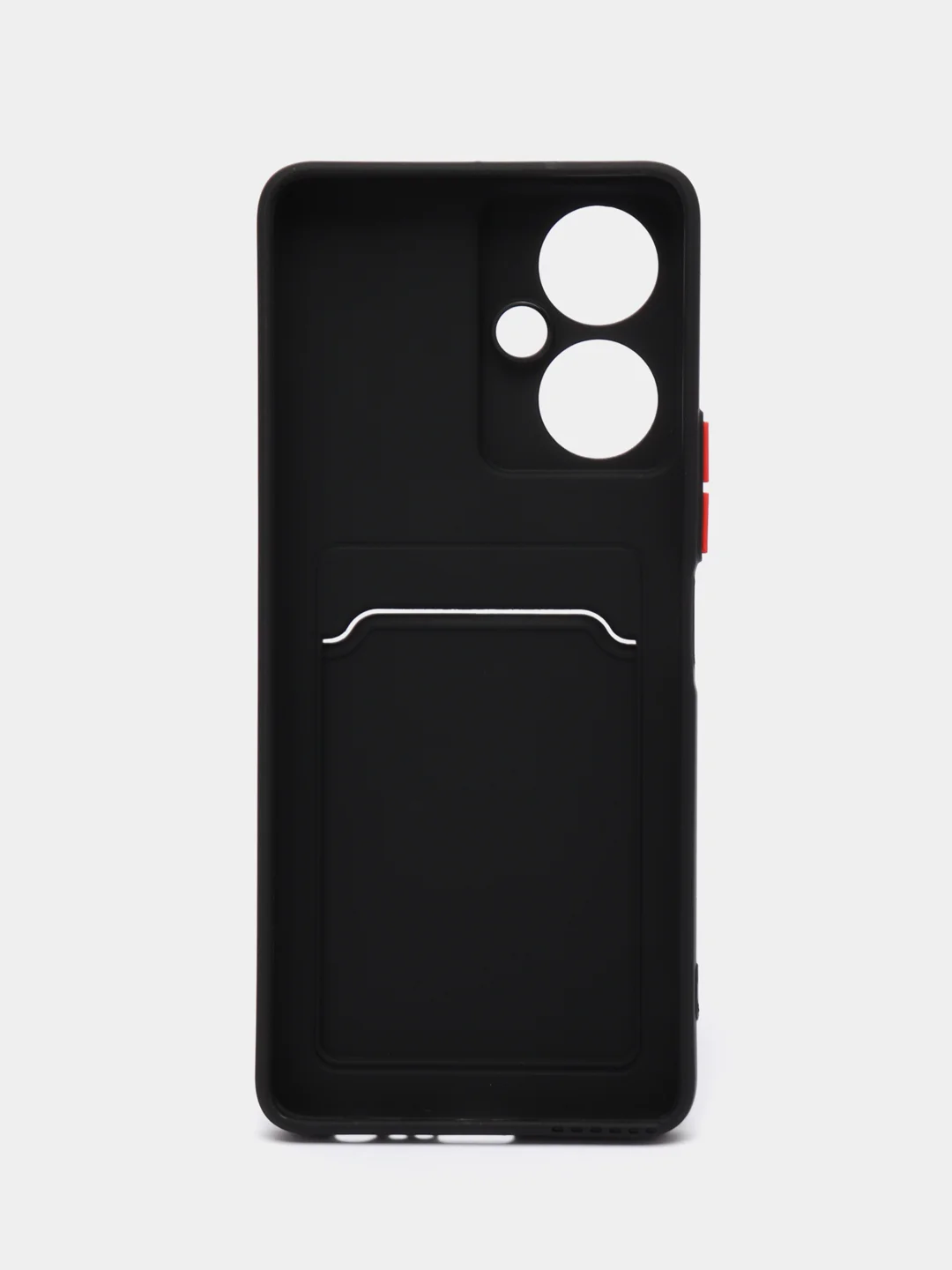 Черный чехол TECNO CAMON 19 PRO  / CAMON 19 с защитой камеры и карманом для пластиковой карты