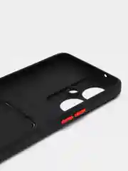 Черный чехол TECNO CAMON 19 PRO  / CAMON 19 с защитой камеры и карманом для пластиковой карты