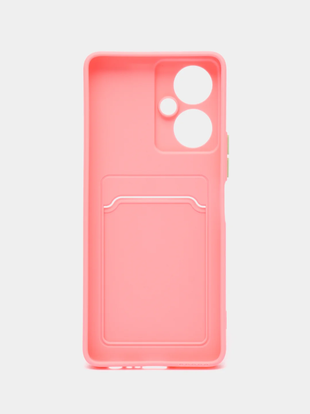 Розовый чехол TECNO CAMON 19 PRO  / CAMON 19 с защитой камеры и карманом для пластиковой карты