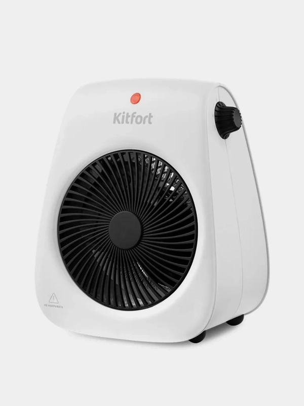 Тепловентилятор KITFORT KT-2702, 2000Вт, до 20м2, спиральный нагревательный элемент