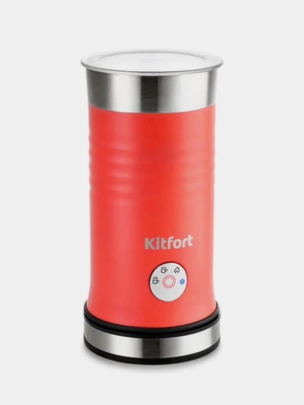 Капучинатор KITFORT КТ-786-3, 500Вт, 240мл, красный