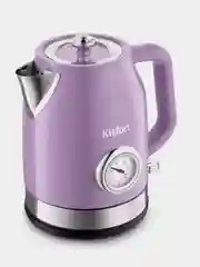 Чайник электрический Kitfort КТ-6147-1, 2200Вт, 1,7л, металл, лавандовый