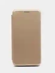 Золотой чехол-книжка на Huawei Honor 10i / Honor 20E, Хуавей Хонор 10ай / Хонор 20Е