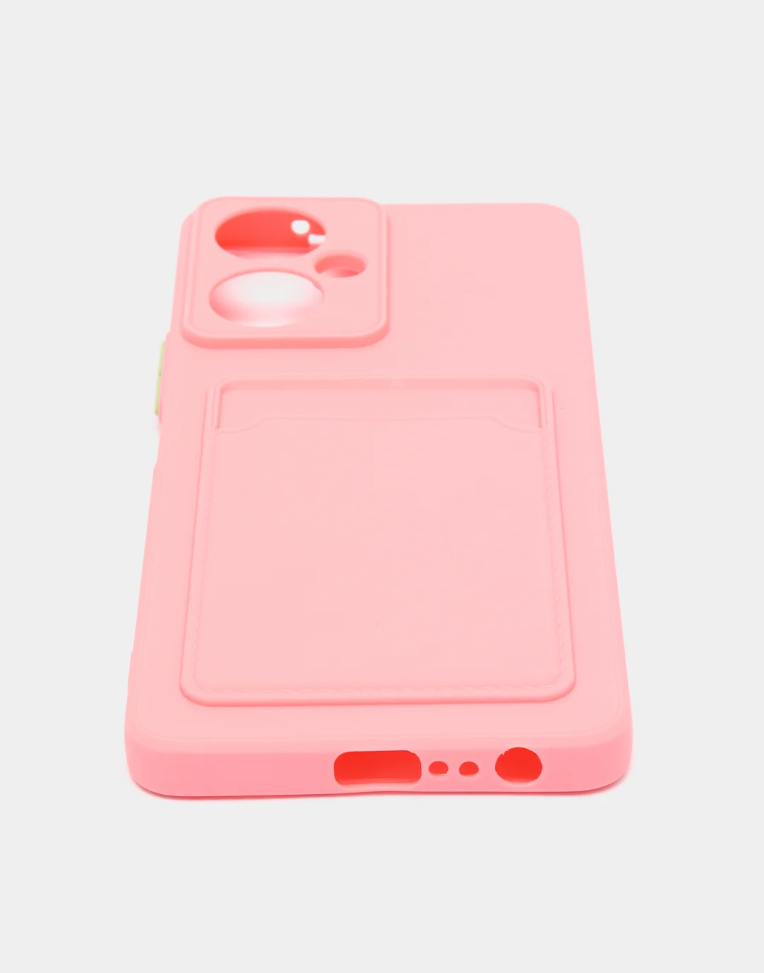 Розовый чехол TECNO CAMON 19 PRO  / CAMON 19 с защитой камеры и карманом для пластиковой карты