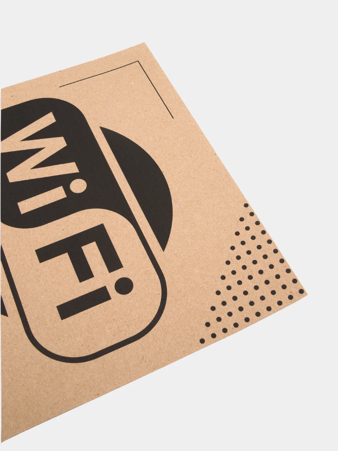 Плакат "WI-FI", крафт, А3