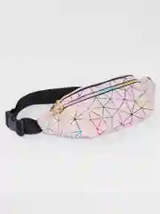 Конфетный сумка поясная, женская, светоотражающая