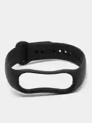 Черный силиконовый ремешок для фитнес-браслета Xiaomi Mi Band 7