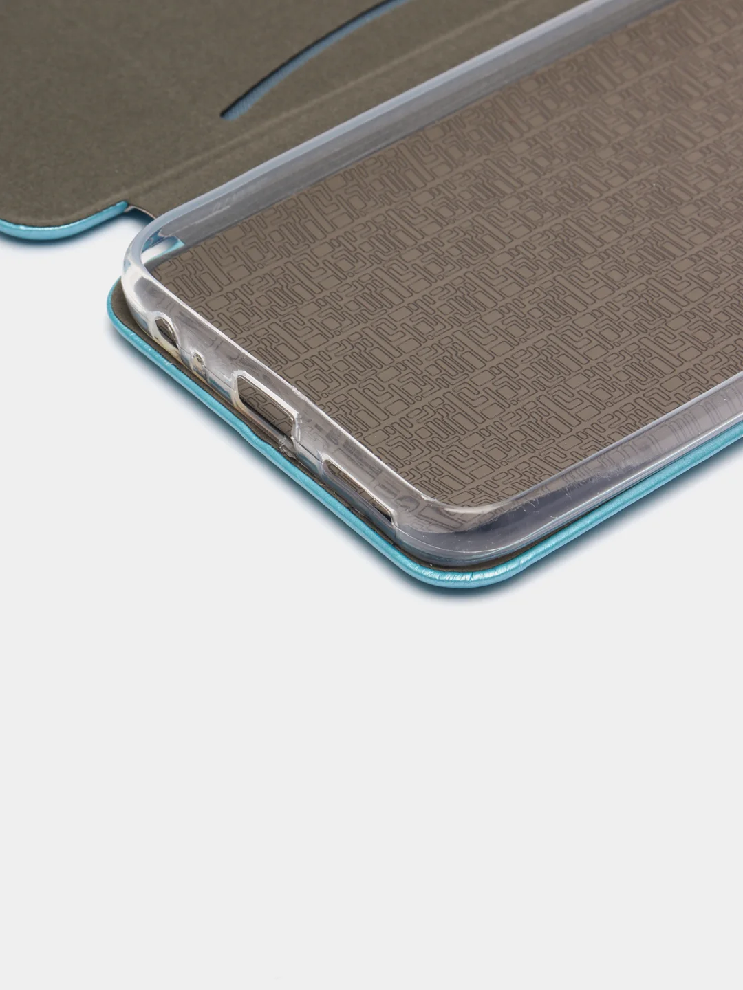 Голубой чехол-книжка для Infinix Smart 6