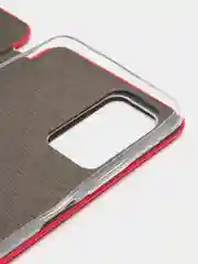 Красный чехол-книжка для Infinix Note 10 Pro