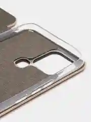 Золотой чехол-книжка для Infinix Smart 6
