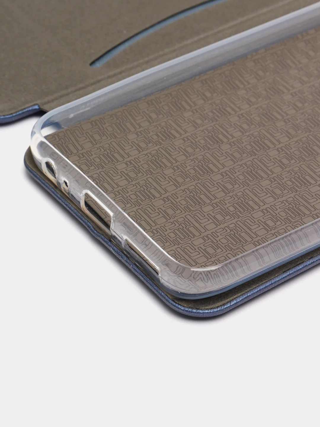 Синий чехол-книжка для Infinix Smart 6