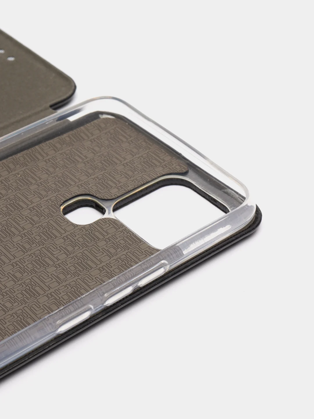 Черный чехол-книжка для Infinix Smart 6