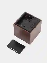 Коричневый светодиодные настольные LED часы VST 869, деревянные
