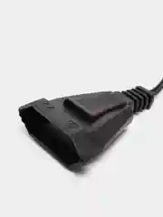 Желтый уличная гирлянда-нить, LED, на черном проводе, 40 м