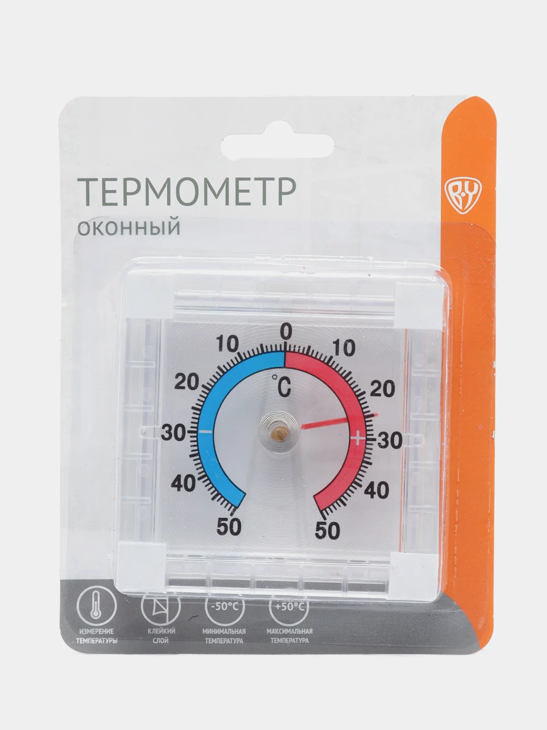 Термометр оконный VETTA, биметаллический, -50 +50, блистер