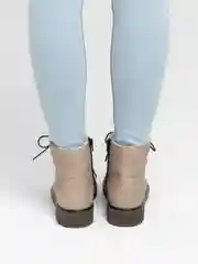 Бежевый женские зимние ботинки Rieker