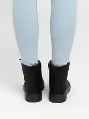 Черный женские зимние ботинки Rieker