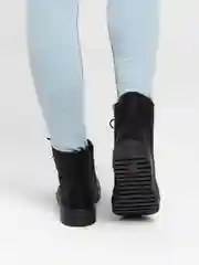 Черный женские зимние ботинки Rieker