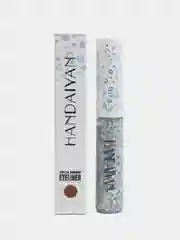 Серебряный подводка - гель, глиттер, блёстки для век и лица - Handaiyan