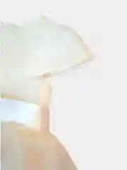 Белый детское нарядное платье