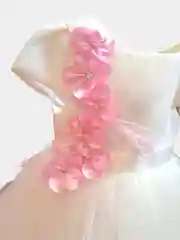 Белый детское нарядное платье