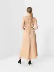 Бежевый комплект LaFemme: юбка и топ