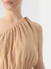 Бежевый комплект LaFemme: юбка и топ
