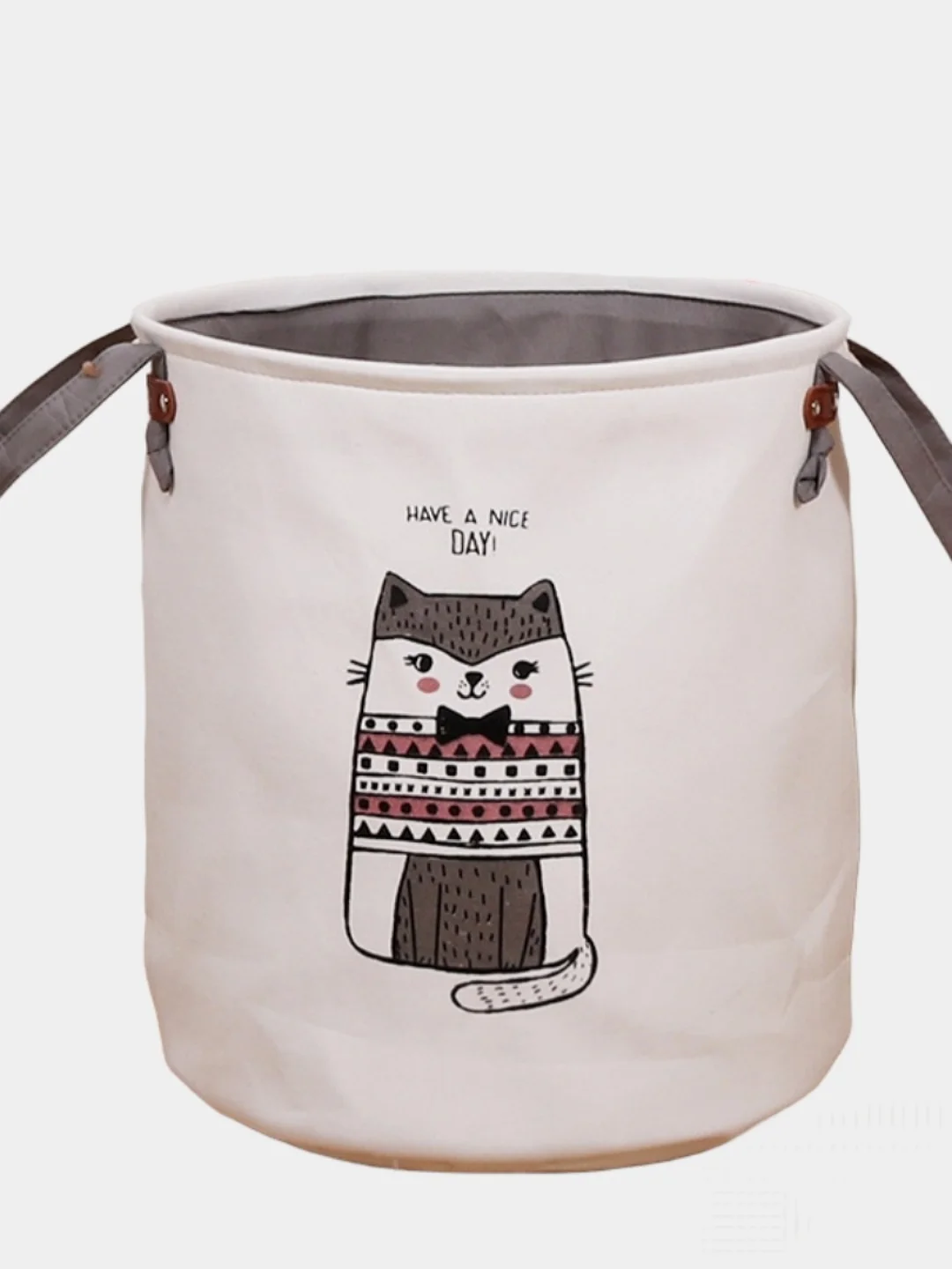 Розовый корзина для игрушек и белья, универсальная, 36 х 38