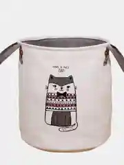 Розовый корзина для игрушек и белья, универсальная, 36 х 38