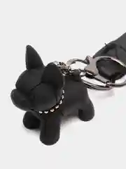 Черный брелок для ключей "Бульдог", "Космонавт"