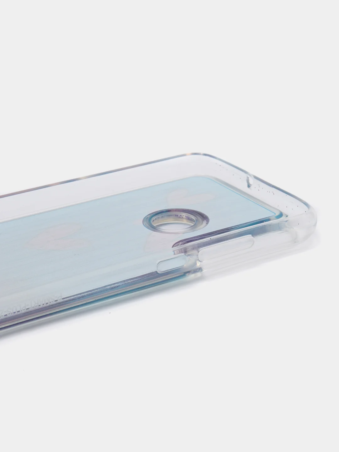 Пурпурный чехол силиконовый для Huawei P Smart 2019 / Honor 10 Lite, переливающийся, с блестками