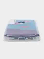 Пурпурный чехол силиконовый для Huawei P Smart 2019 / Honor 10 Lite, переливающийся, с блестками