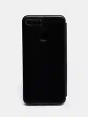 Синий чехол книжка Huawei Y6 2018 / Honor 7C / Honor 7A Pro / Y6 Prime, Хуавей У6 2018 (5,7")