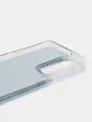 Синий чехол силиконовый Samsung Galaxy A23, Самсунг Галакси А23, жидкий, переливающийся