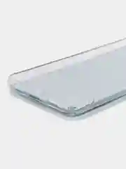 Синий чехол силиконовый Samsung Galaxy A23, Самсунг Галакси А23, жидкий, переливающийся