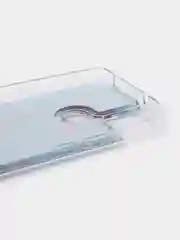 Синий меланж чехол Xiaomi Redmi 9C, Redmi 9C NFC, Redmi 10A, Редми 9С переливающийся жидкий с блестками