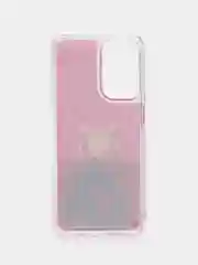 Фуксия чехол силиконовый Samsung Galaxy A23, Самсунг Галакси А23, жидкий, переливающийся