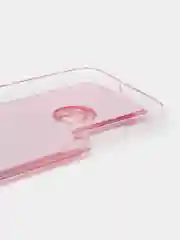 Тёмно-розовый чехол силиконовый для Huawei P Smart 2019 / Honor 10 Lite, переливающийся, с блестками