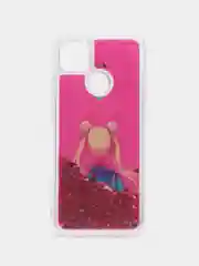 Марсала чехол Xiaomi Redmi 9C, Redmi 9C NFC, Redmi 10A, Редми 9С переливающийся жидкий с блестками