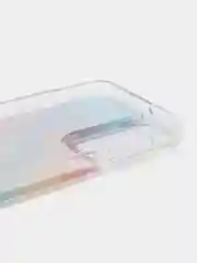Розовый чехол силиконовый Samsung Galaxy A23, Самсунг Галакси А23, жидкий, переливающийся