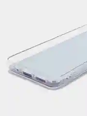 Пурпурный чехол Xiaomi Redmi 9A, Сяоми Редми 9А силиконовый переливающийся жидкий с блестками