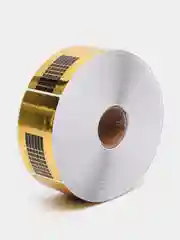 Золотой нижние формы узкие для наращивания ногтей, в рулоне, 10, 50, 100, 500 штук