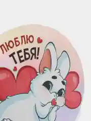 Прозрачный магнит на холодильник / Подарок сувенир