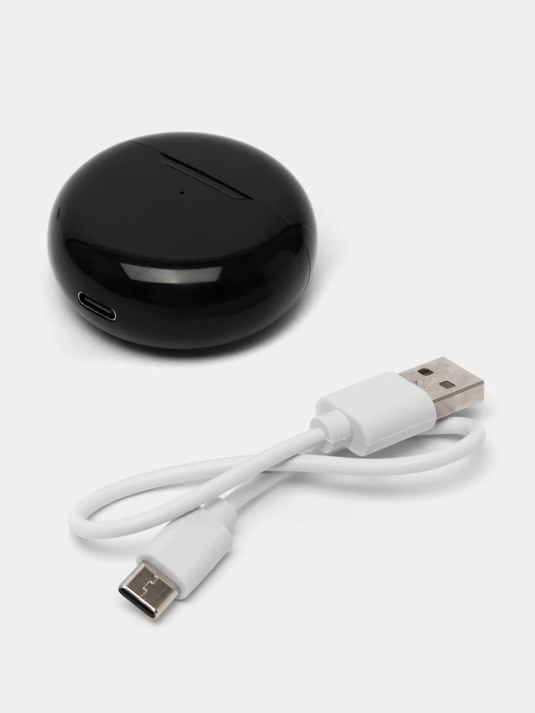 Черный беспроводные наушники Bluetooth Air Pro 6 TWS, c микрофоном и зарядным кейсом