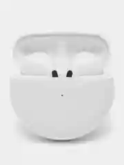 Белый беспроводные наушники Bluetooth Air Pro 6 TWS, c микрофоном и зарядным кейсом