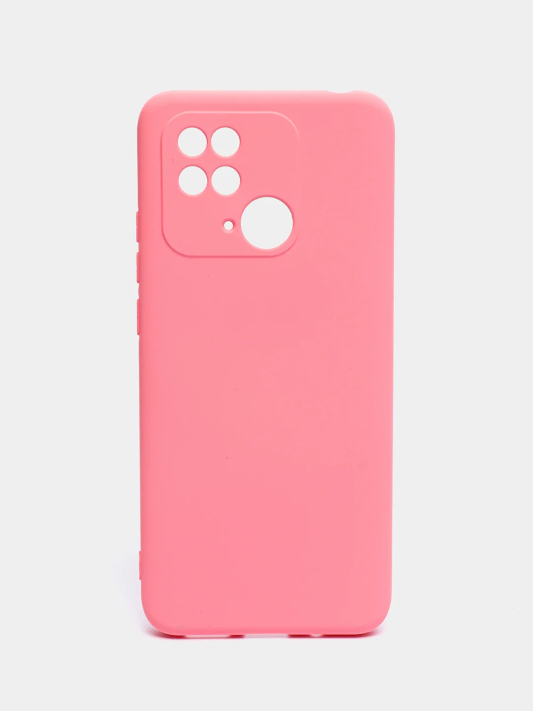 Розовый чехол с бархатной подкладкой для Xiaomi Redmi 10C, 8 цветов Silicon Cover